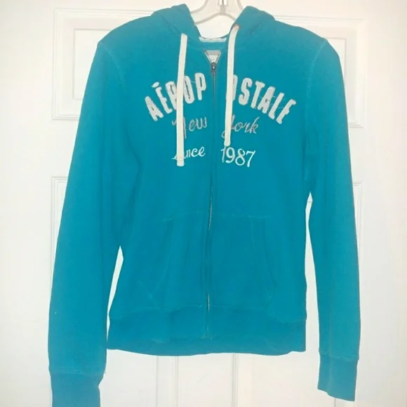 vintage Y2K Aeropostale New York - Sweat à capuche grunge